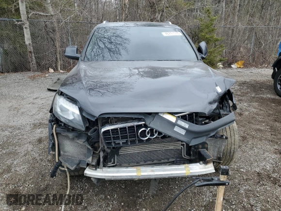 2014 Audi Q7 with VIN WA1VGCFE4ED019313, listed as a Copart auction lot 46291515 with Not provided miles and Salvage title. Bid and sale history available at DreamBid. Image 5.