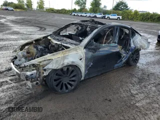 2022 Tesla Model Y Performance with VIN 7SAYGDEF4NF563776, listed as a Copart auction lot 72804924 with Not Provided miles and Non Repairable. Bid and sale history available at DreamBid. Image 1.