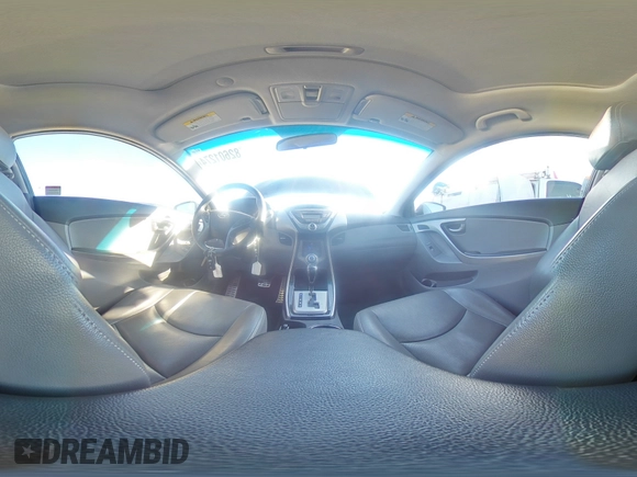 2013 Hyundai Elantra Coupe GS with VIN KMHDH6AE0DU001327, listed as a Copart auction lot 82601274 with 45,293 mi miles and Salvage Title. Bid and sale history available at carsss.com. Image 14.