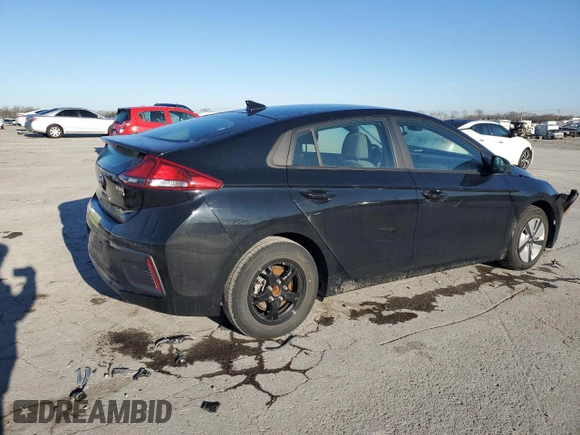 2021 Hyundai Ioniq Blue with VIN KMHC65LC2MU255550, listed as a Copart auction lot 49735265 with 81,756 mi miles and Salvage title. Bid and sale history available at DreamBid. Image 3.