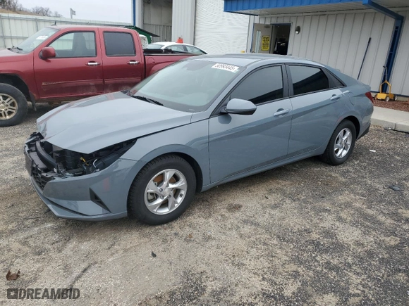 2021 Hyundai Elantra SE with VIN KMHLL4AG7MU177940, listed as a Copart auction lot 50993445 with 41,427 mi miles and Salvage Title. Bid and sale history available at carsss.com. Image 1.