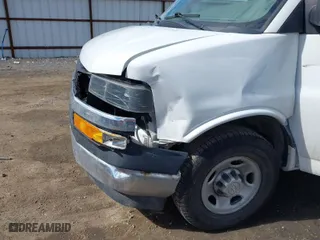 2019 Chevrolet Express Cargo Van with VIN 1GCWGAFG5K1341990, listed as a IAAI auction lot 41833132 with 79,532 mi miles. Bid and sale history available at carsss.com. Image 6.