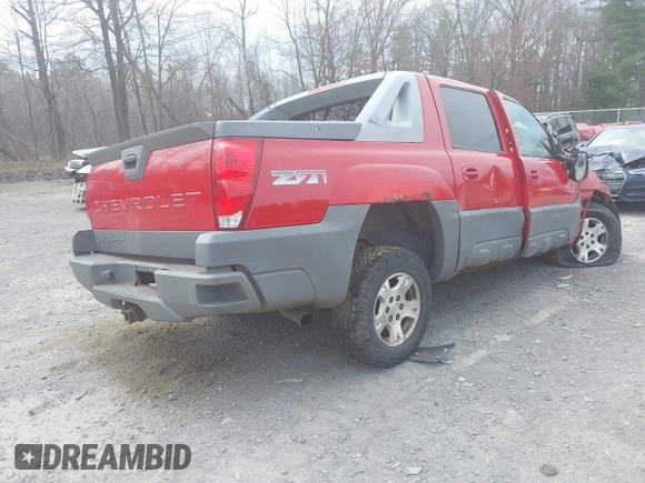 2004 Chevrolet Avalanche Z71 with VIN 3GNEK12T84G284080, listed as a IAAI auction lot 42061891 with 254,178 mi miles and . Bid and sale history available at DreamBid. Image 4.