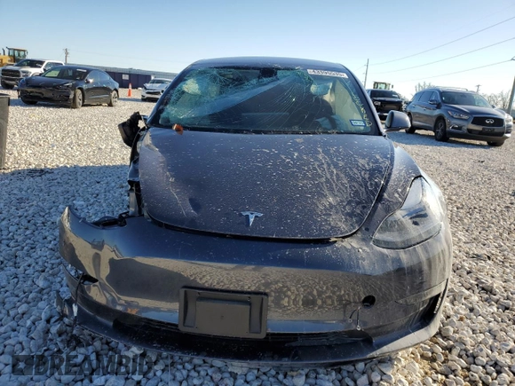 2023 Tesla Model 3 with VIN 5YJ3E1EA7PF668587, listed as a Copart auction lot 43395535 with Not Provided miles and Salvage Title. Bid and sale history available at DreamBid. Image 5.