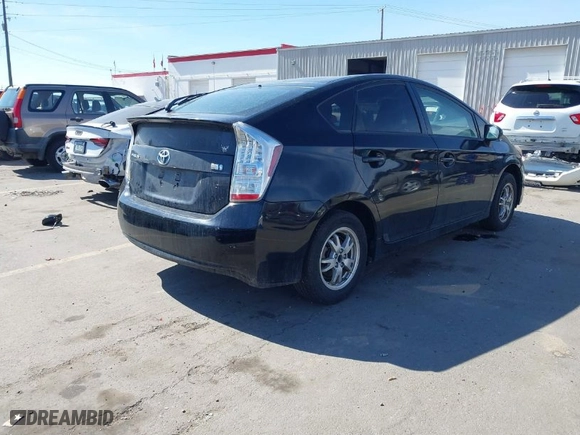 2011 Toyota Prius I with VIN JTDKN3DU7B1430520, listed as a IAAI auction lot 41754199 with 162,606 mi miles. Bid and sale history available at carsss.com. Image 4.