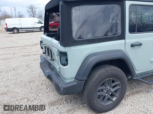 2024 Jeep Wrangler Willys with VIN 1C4PJXDG6RW331770, listed as a IAAI auction lot 41879849 with 6,100 mi miles and . Bid and sale history available at carsss.com. Image 18.