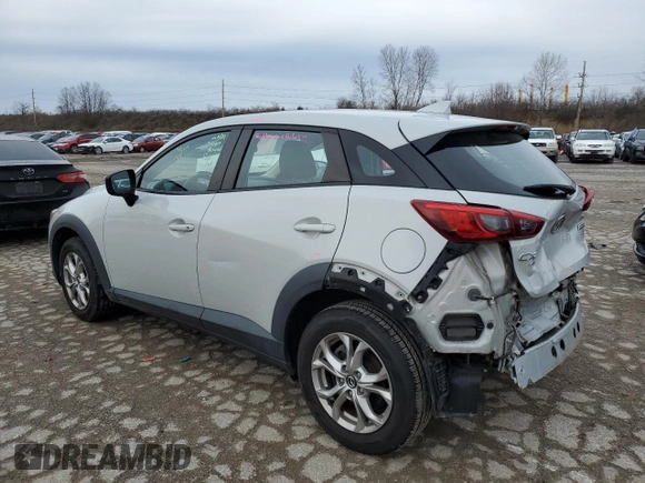 2018 Mazda CX-3 Sport z VIN JM1DKFB74J0318410, wystawiony jako Copart lot #83656364 z przebiegiem 87 853 mil mil oraz Szkoda całkowita • Salvage title. Historia ofert i sprzedaży dostępna na DreamBid. Obrazek 2.