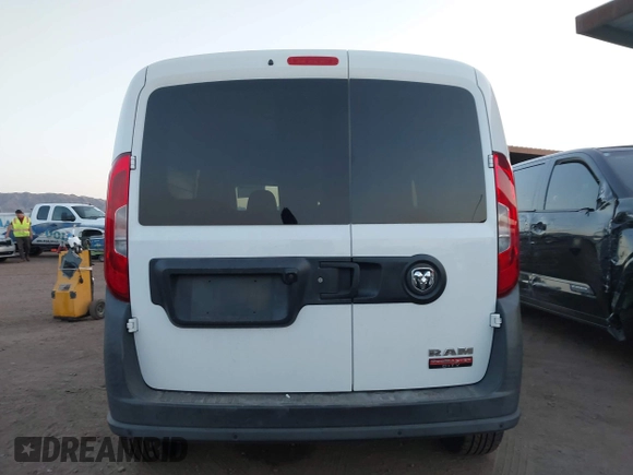 2021 Ram ProMaster City Cargo Tradesman with VIN ZFBHRFABXM6T84886, listed as a IAAI auction lot 41980016 with 45,279 mi miles and . Bid and sale history available at DreamBid. Image 16.
