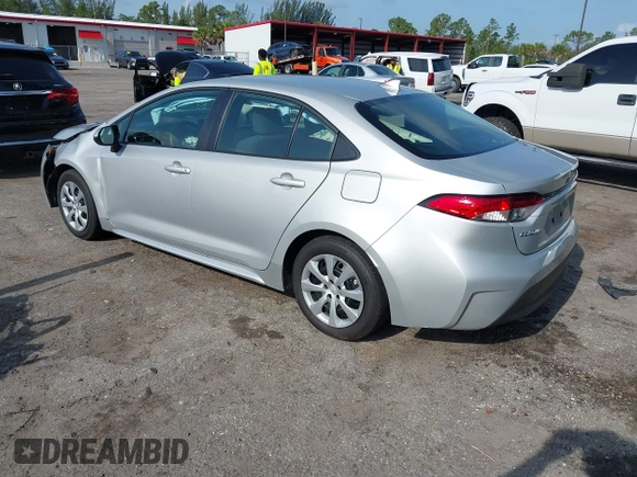 2024 Toyota Corolla LE with VIN 5YFB4MDE7RP118737, listed as a IAAI auction lot 42376711 with 35,865 mi miles and . Bid and sale history available at DreamBid. Image 3.