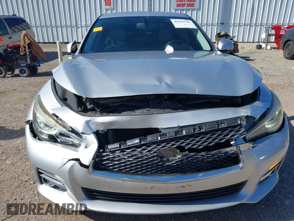 2015 Infiniti Q50 with VIN JN1BV7AR3FM405659, listed as a IAAI auction lot 41949596 with 101,196 mi miles and . Bid and sale history available at DreamBid. Image 6.