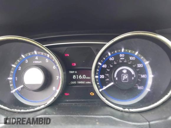 2013 Hyundai Sonata GLS with VIN 5NPEB4AC0DH546497, listed as a IAAI auction lot 42199649 with 154,561 mi miles and . Bid and sale history available at carsss.com. Image 7.
