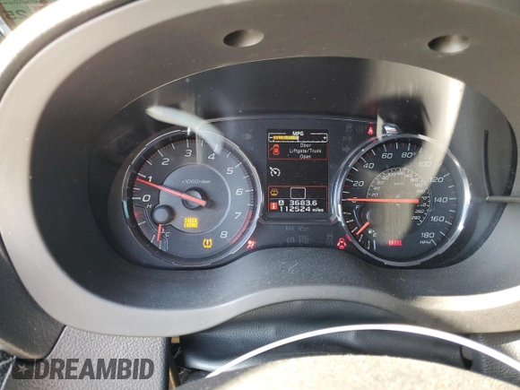 2018 Subaru WRX with VIN JF1VA1A61J9830520, listed as a Copart auction lot 48977945 with 112,524 mi miles and Salvage Title. Bid and sale history available at carsss.com. Image 9.