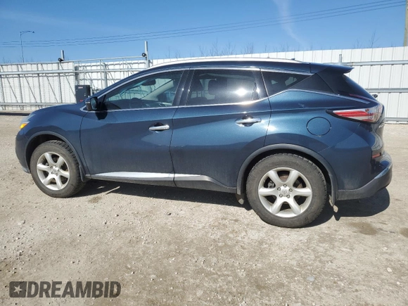 2016 Nissan Murano S with VIN 5N1AZ2MH8GN122930, listed as a Copart auction lot 54354065 with 138,782 mi miles and Salvage title. Bid and sale history available at DreamBid. Image 2.