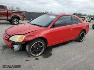 2003 Honda Civic EX with VIN 1HGEM22953L031993, listed as a Copart auction lot 45416955 with 262,482 mi miles and Salvage Title. Bid and sale history available at carsss.com. Image 1.
