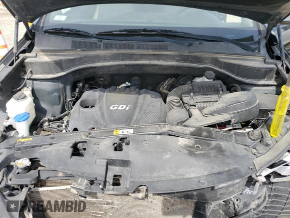 2014 Hyundai Santa Fe with VIN 5XYZU3LBXEG193009, listed as a Copart auction lot 60458575 with 151,230 mi miles and Salvage title. Bid and sale history available at DreamBid. Image 12.