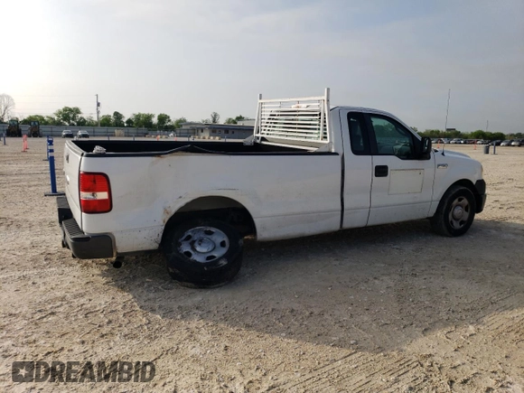 2008 Ford F-150 XL with VIN 1FTRF12228KF06584, listed as a Copart auction lot 51253315 with 128,244 mi miles and Salvage Title. Bid and sale history available at carsss.com. Image 3.