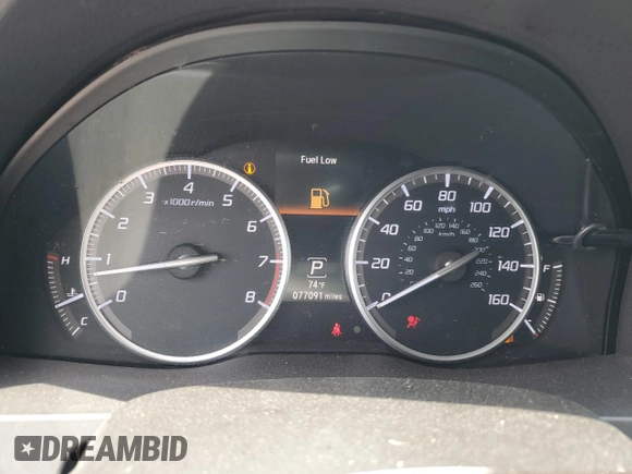 2016 Acura RDX with VIN 5J8TB4H31GL010379, listed as a Copart auction lot 54441175 with 77,091 mi miles and Salvage Title. Bid and sale history available at carsss.com. Image 9.
