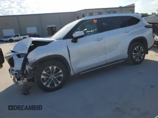 2023 Toyota Highlander L with VIN 5TDKDRAH7PS039200, listed as a Copart auction lot 56857495 with 22,797 mi miles and Salvage title. Bid and sale history available at DreamBid. Image 1.