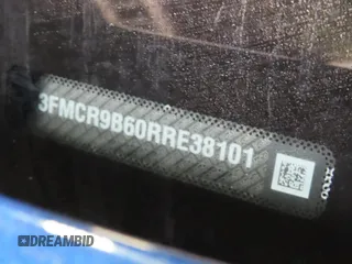 2024 Ford Bronco Sport Big Bend с VIN 3FMCR9B60RRE38101, выставлен на аукционе Copart как лот 58261325 с пробегом 42 168 миль миль и Списание • Salvage title. История ставок и продаж доступна на DreamBid. Изображение 10.