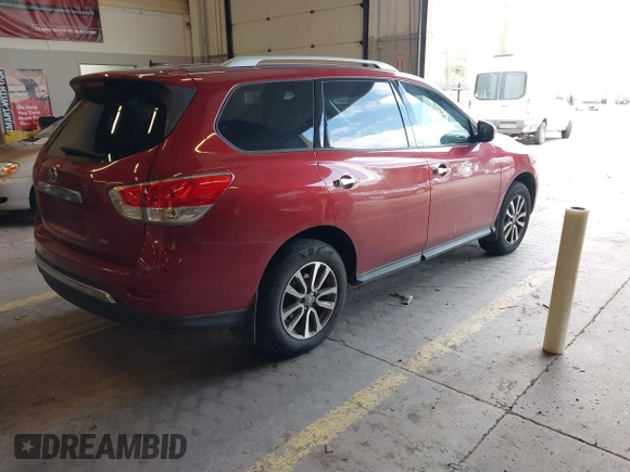 2013 Nissan Pathfinder SL with VIN 5N1AR2MN1DC644053, listed as a IAAI auction lot 41944570 with 86,861 mi miles and . Bid and sale history available at DreamBid. Image 4.