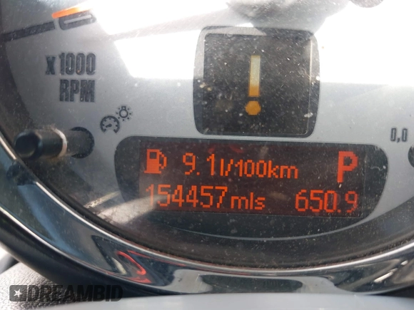 2010 MINI Convertible with VIN WMWMR3C53ATU97865, listed as a IAAI auction lot 41610670 with 154,457 mi miles and . Bid and sale history available at DreamBid. Image 7.