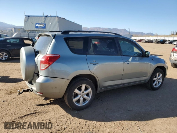 2007 Toyota RAV4 Ltd with VIN JTMBK34VX75019775, listed as a Copart auction lot 44190105 with 296,394 mi miles and Salvage Title. Bid and sale history available at carsss.com. Image 3.