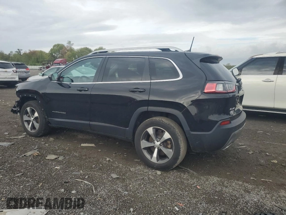 2021 Jeep Cherokee Limited with VIN 1C4PJMDX1MD206064, listed as a Copart auction lot 54877075 with 41,285 mi miles and Salvage title. Bid and sale history available at DreamBid. Image 2.