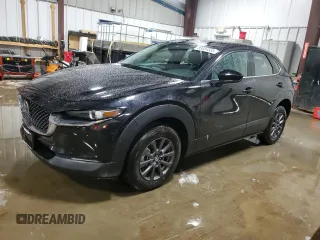 2021 Mazda CX-30 2.5 S with VIN 3MVDMAAL1MM259313, listed as a Copart auction lot 88684555 with 47,535 mi miles and Salvage Title. Bid and sale history available at carsss.com. Image 1.