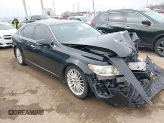 2010 Lexus LS 460 with VIN JTHBL5EF1A5093690, listed as a IAAI auction lot 41873176 with 125,809 mi miles. Bid and sale history available at carsss.com. Image 1.