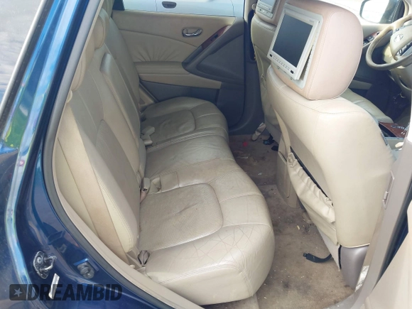 2009 Nissan Murano S with VIN JN8AZ18WX9W160247, listed as a IAAI auction lot 42142907 with 186,702 mi miles and . Bid and sale history available at carsss.com. Image 8.