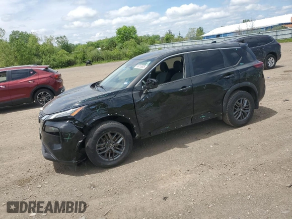 2021 Nissan Rogue S with VIN 5N1AT3AA1MC847520, listed as a Copart auction lot 56016805 with 62,531 mi miles and Salvage title. Bid and sale history available at DreamBid. Image 1.