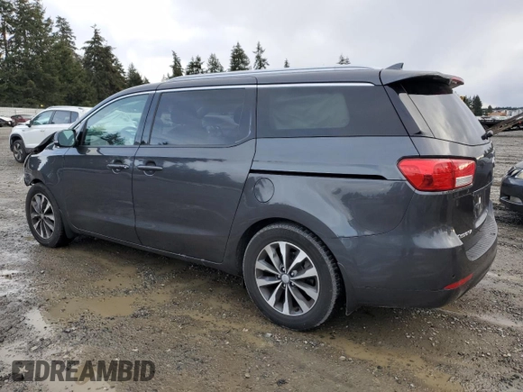 2018 Kia Sedona EX with VIN KNDMC5C13J6390021, listed as a Copart auction lot 43594355 with 101,305 mi miles and Salvage Title. Bid and sale history available at carsss.com. Image 2.