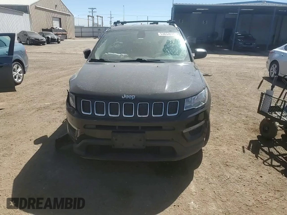 2017 Jeep Compass Sport z VIN 3C4NJCABXHT643474, wystawiony jako Copart lot #53654615 z przebiegiem 79 855 mil mil oraz Szkoda całkowita • Salvage title. Historia ofert i sprzedaży dostępna na DreamBid. Obrazek 12.