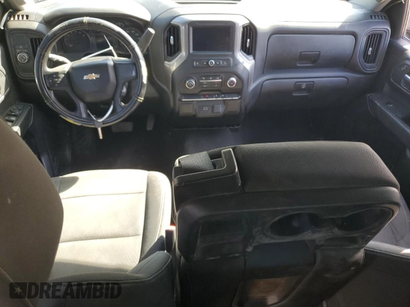 2020 Chevrolet Silverado 1500 Custom with VIN 1GCPWBEH5LZ106046, listed as a Copart auction lot 50284605 with 186,847 mi miles and Salvage Title. Bid and sale history available at carsss.com. Image 8.