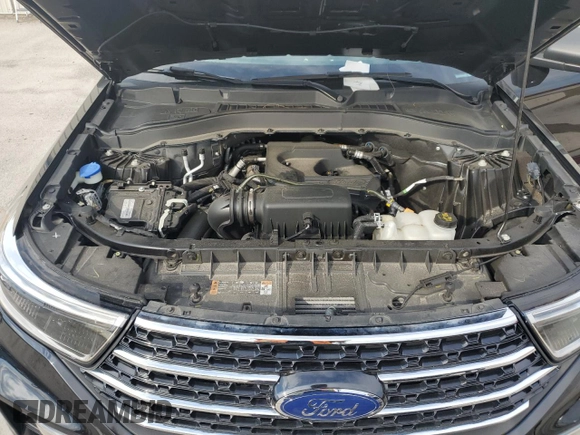 2020 Ford Explorer XLT with VIN 1FMSK8DH5LGC44851, listed as a Copart auction lot 47213915 with 34,007 mi miles and Salvage Title. Bid and sale history available at carsss.com. Image 12.