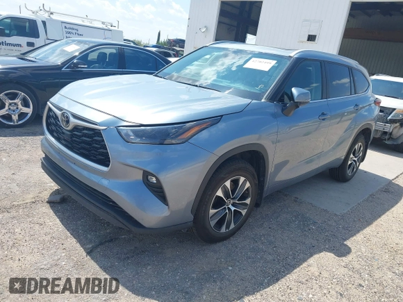 2023 Toyota Highlander L with VIN 5TDKDRBH5PS012608, listed as a IAAI auction lot 42702499 with 61,129 mi miles and . Bid and sale history available at DreamBid. Image 17.