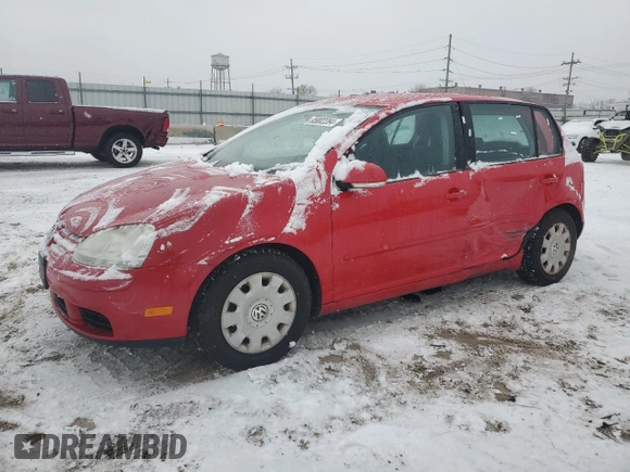2008 Volkswagen Rabbit S with VIN WVWDA71K58W084414, listed as a Copart auction lot 85802284 with 155,230 mi miles and Salvage title. Bid and sale history available at DreamBid. Image 1.