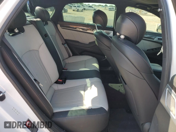 2018 Genesis G80 3.3T Sport with VIN KMHGN4JB0JU233583, listed as a Copart auction lot 73853964 with 55,690 mi miles and Salvage Title. Bid and sale history available at carsss.com. Image 10.