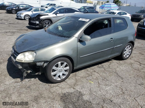 2008 Volkswagen Rabbit S with VIN WVWBB71K88W249697, listed as a Copart auction lot 77657984 with 181,202 mi miles and Salvage Title. Bid and sale history available at carsss.com. Image 1.