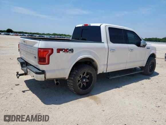 2015 Ford F-150 XLT with VIN 1FTEW1EF7FFA29086, listed as a Copart auction lot 56995355 with 179,859 mi miles and Salvage title. Bid and sale history available at DreamBid. Image 3.