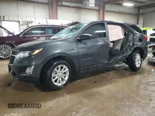 2021 Chevrolet Equinox LS z VIN 2GNAXHEV6M6159340, wystawiony jako Copart lot #50261945 z przebiegiem 53 144 mil mil oraz Szkoda całkowita • Salvage title. Historia ofert i sprzedaży dostępna na DreamBid. Obrazek 1.