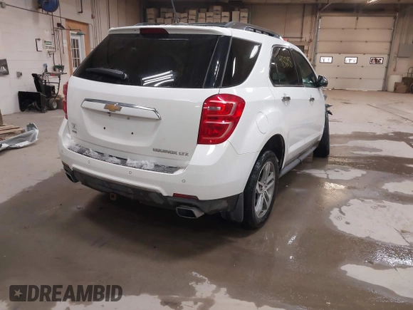 2016 Chevrolet Equinox LTZ with VIN 2GNFLGE32G6176473, listed as a IAAI auction lot 41312198 with 136,123 mi miles. Bid and sale history available at carsss.com. Image 4.