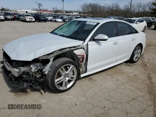 2016 Audi A6 3.0T Prestige with VIN WAUHGBFC0GN108091, listed as a Copart auction lot 43950723 with 68,554 mi miles. Bid and sale history available at carsss.com. Image 1.