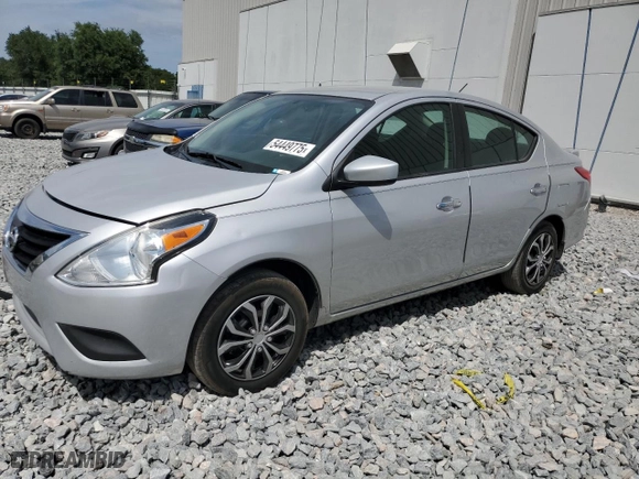 2019 Nissan Versa Sedan SV with VIN 3N1CN7AP2KL843340, listed as a Copart auction lot 54449775 with 172,083 mi miles and Clean Title. Bid and sale history available at carsss.com. Image 1.
