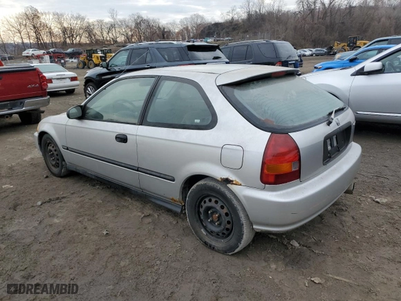 1998 Honda Civic DX with VIN 2HGEJ6344WH103710, listed as a Copart auction lot 84089674 with 192,095 mi miles and Clean Title. Bid and sale history available at carsss.com. Image 2.