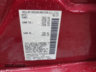 2020 Nissan Altima SR with VIN 1N4BL4CV1LC100891, listed as a IAAI auction lot 41741424 with 146,911 mi miles and . Bid and sale history available at carsss.com. Image 9.