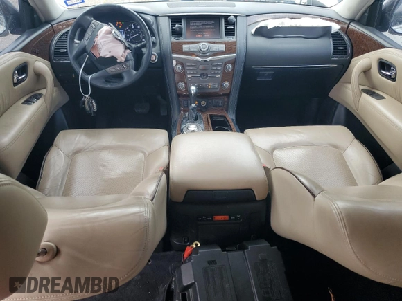 2018 Nissan Armada SL z VIN JN8AY2ND8JX000829, wystawiony jako Copart lot #50825135 z przebiegiem 112 899 mil mil oraz Szkoda całkowita • Salvage title. Historia ofert i sprzedaży dostępna na DreamBid. Obrazek 8.