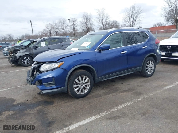 2018 Nissan Rogue SV with VIN KNMAT2MV3JP608181, listed as a IAAI auction lot 41706177 with 102,556 mi miles. Bid and sale history available at carsss.com. Image 16.