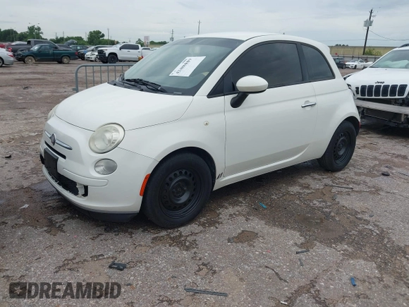 2013 FIAT 500 Pop z VIN 3C3CFFAR1DT512343, wystawiony jako IAAI lot #42480889 z przebiegiem 160 615 mil mil oraz . Historia ofert i sprzedaży dostępna na DreamBid. Obrazek 2.