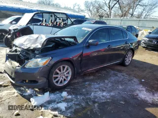 2007 Lexus GS 350 with VIN JTHBE96S470008232, listed as a Copart auction lot 88718825 with 146,277 mi miles and Salvage Title. Bid and sale history available at carsss.com. Image 1.